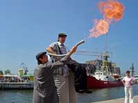 Laufmaschiene stelzen act